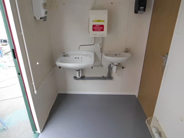 2+1 steel toilet cabin 12ft x 9ft 2+1 steel toilet cabin 12ft x 9ft