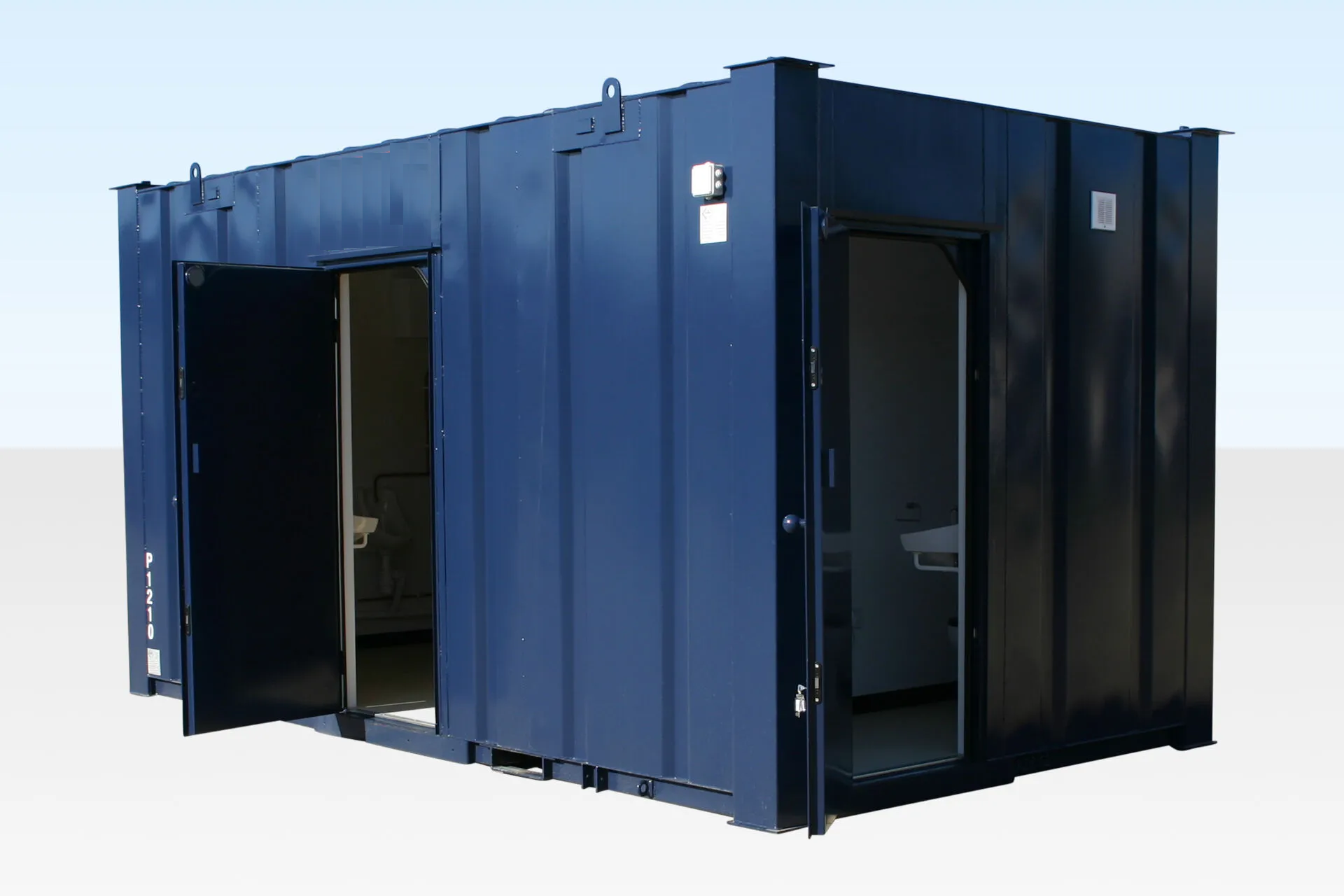 3+1 steel toilet cabin 16ft x 9ft 3+1 steel toilet cabin 16ft x 9ft