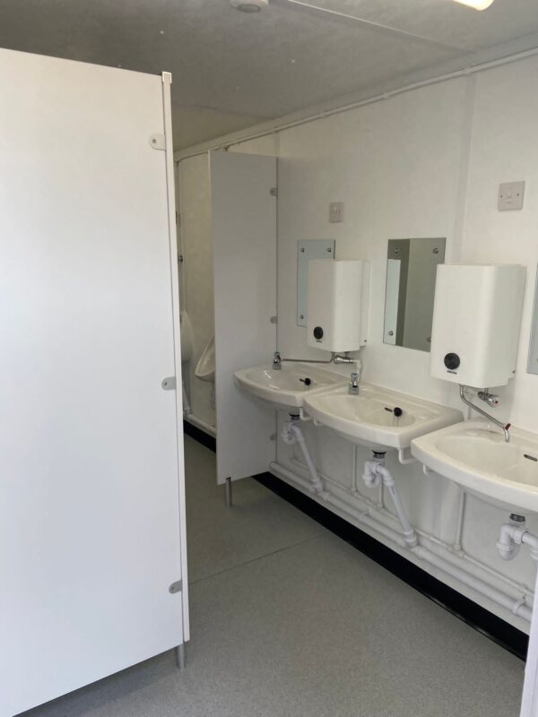 3+1 steel toilet cabin 16ft x 9ft 3+1 steel toilet cabin 16ft x 9ft
