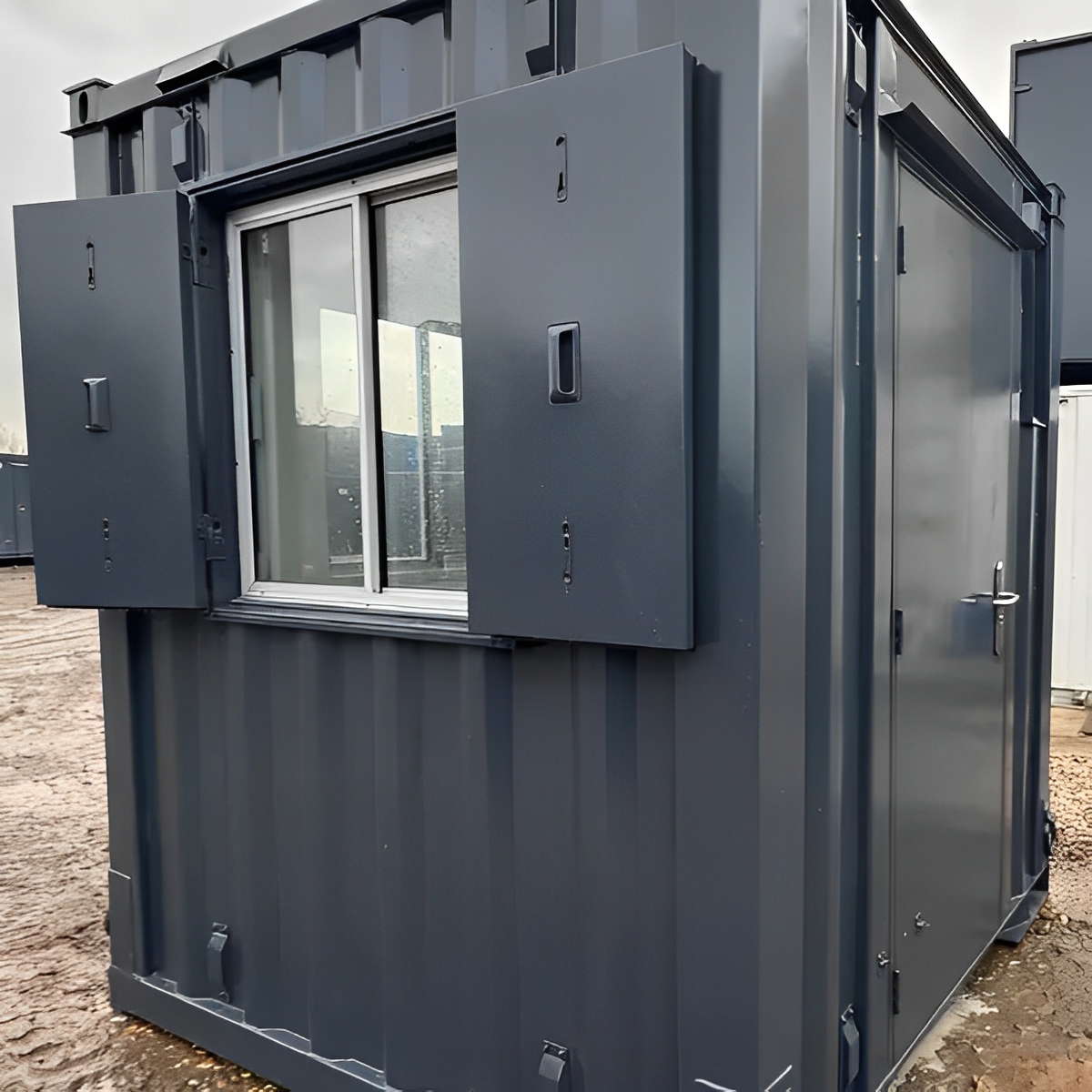 ft x 7ft shipping container office | portable building | anti vandal building ft x 7ft shipping container office | portable building | anti vandal building
